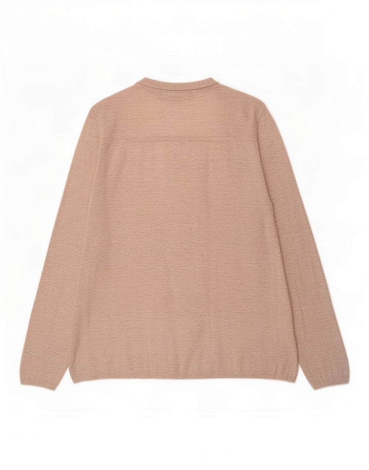 Suéter cardigã aberto feminino Marks & Spencer Reino Unido 8 pequeno bege poliamida