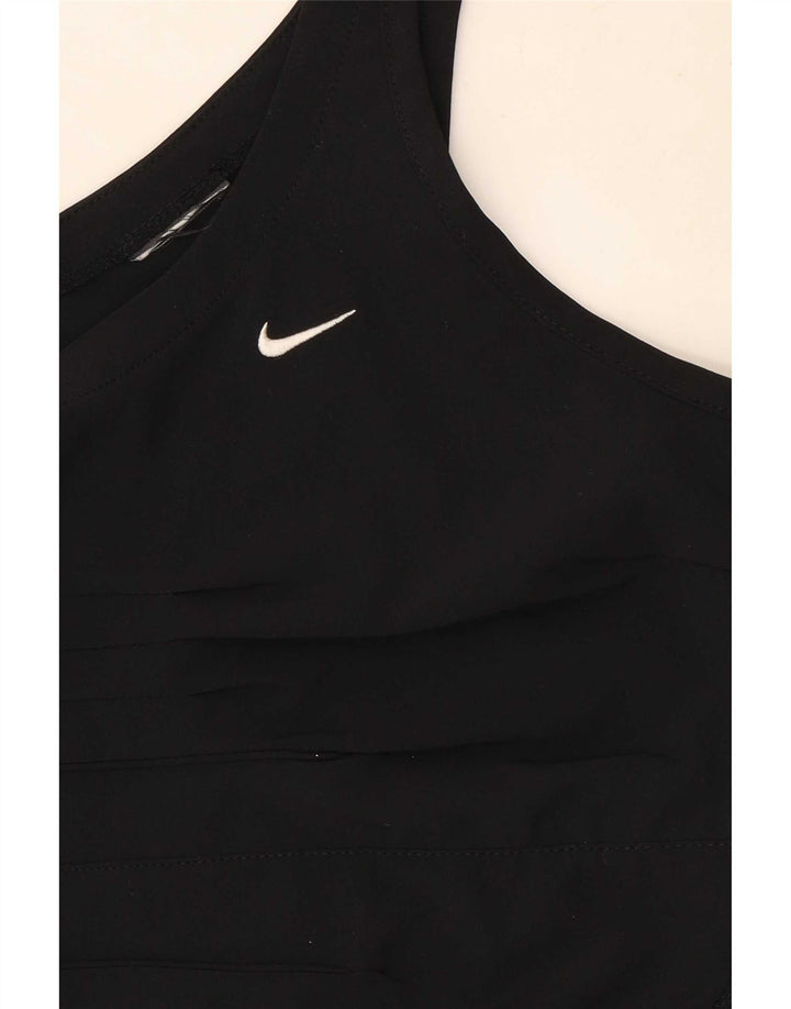 Colete Nike Feminino Crop Top UK 8 Pequeno Preto