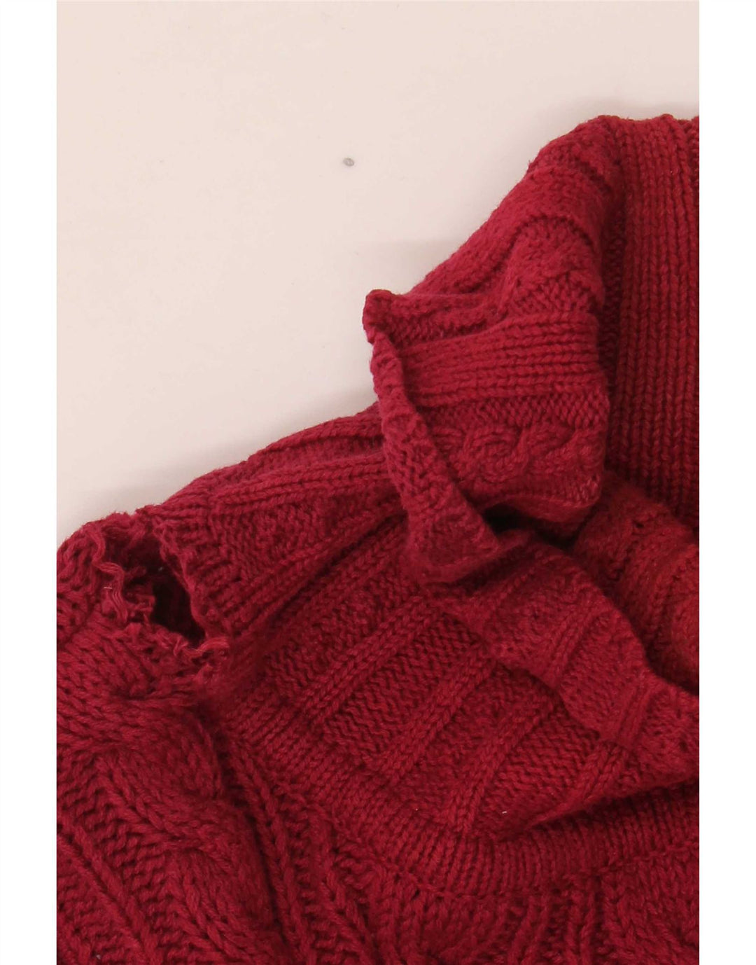 Suéter masculino Eddie Bauer com gola redonda, algodão vermelho grande