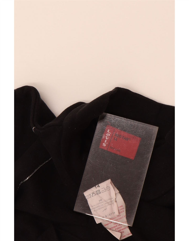 Suéter feminino LEVI'S com gola tartaruga, 13-14 anos, algodão preto