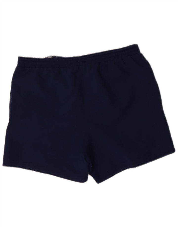 Shorts esportivos masculinos Adidas médio azul marinho poliéster
