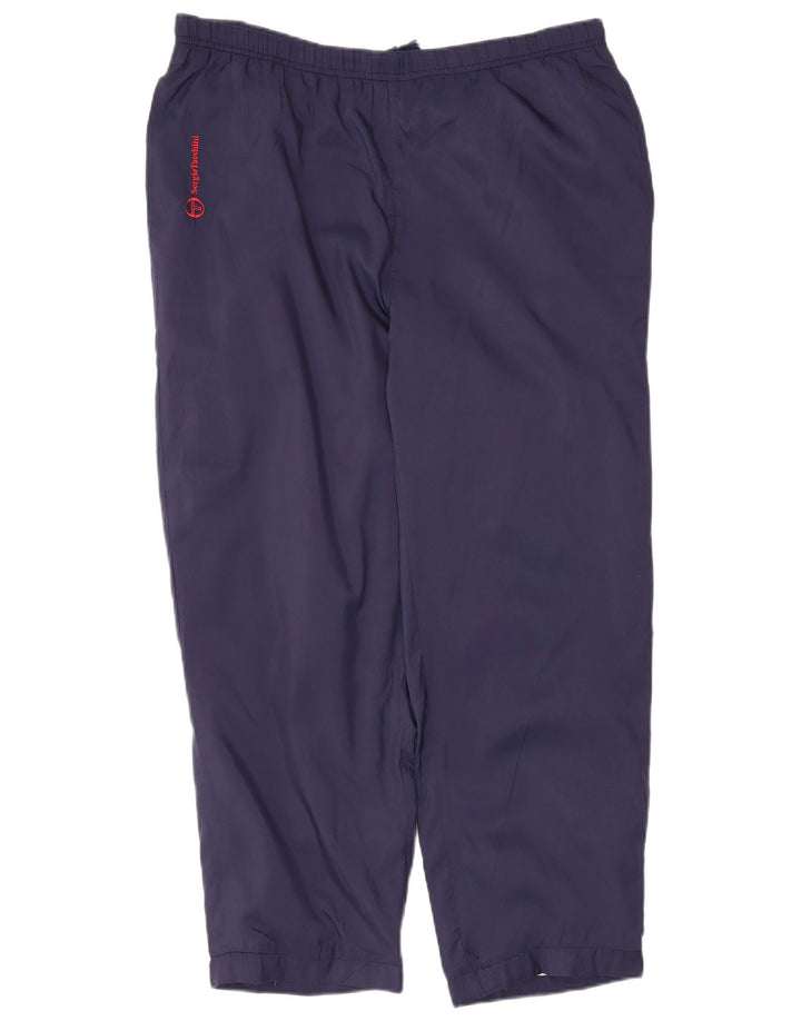 Calça de treino masculina Sergio Tacchini IT 48 médio azul marinho
