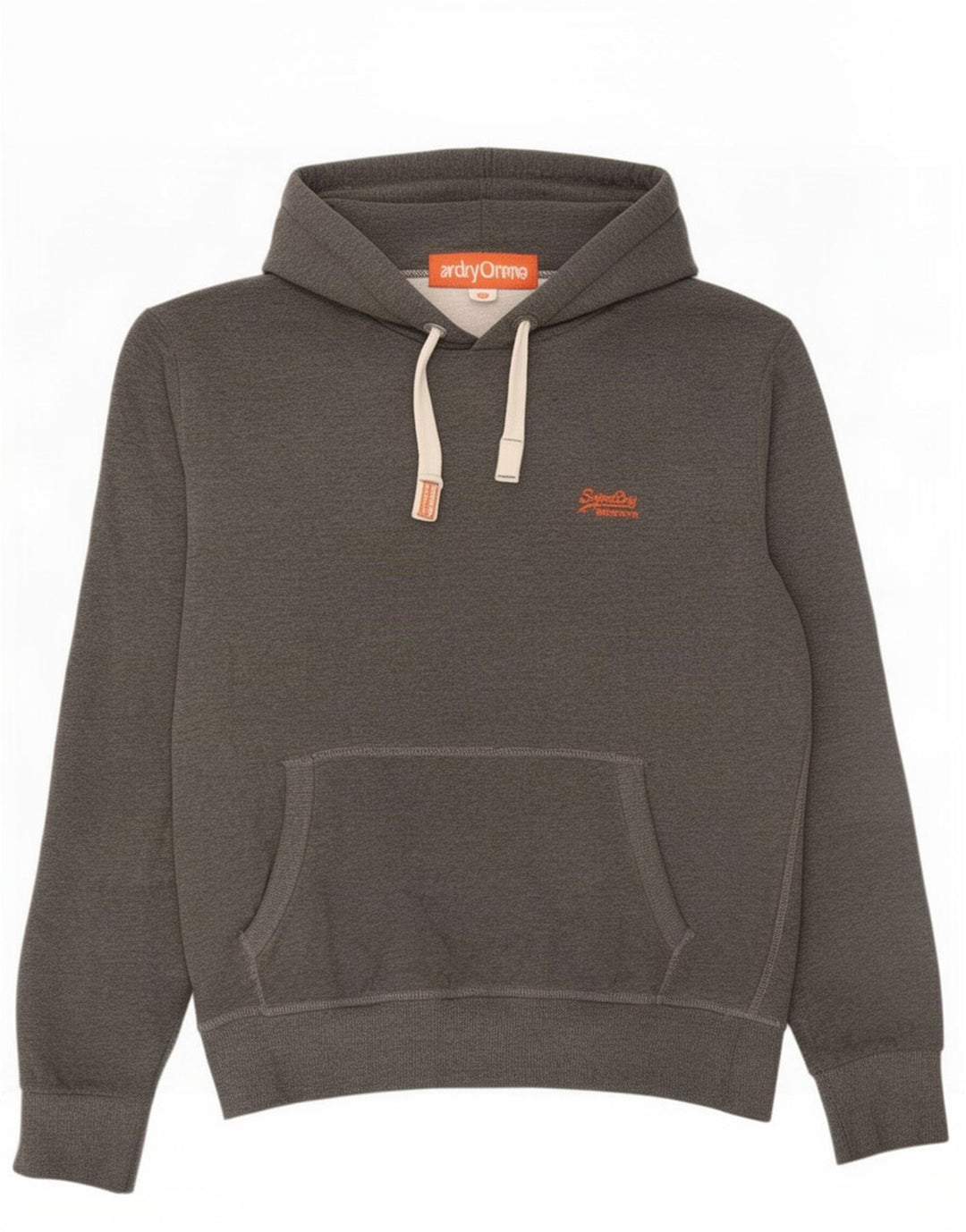 Suéter com capuz masculino Superdry 2XL algodão cinza