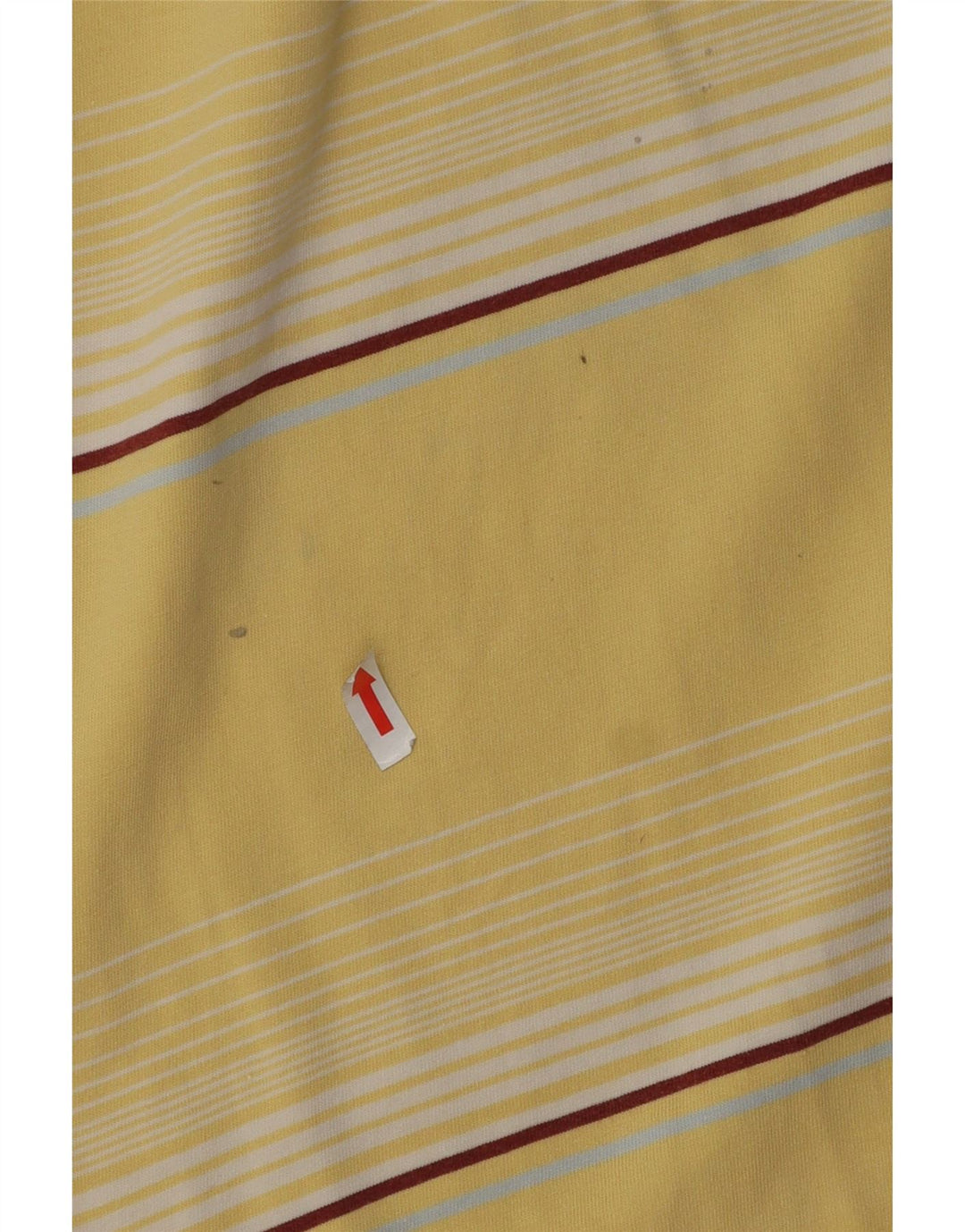 Camisa pólo gráfica masculina Levi's pequena listrada amarela