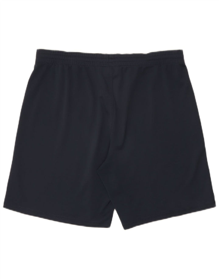 Shorts esportivos gráficos masculinos Lotto médio bloco colorido azul marinho
