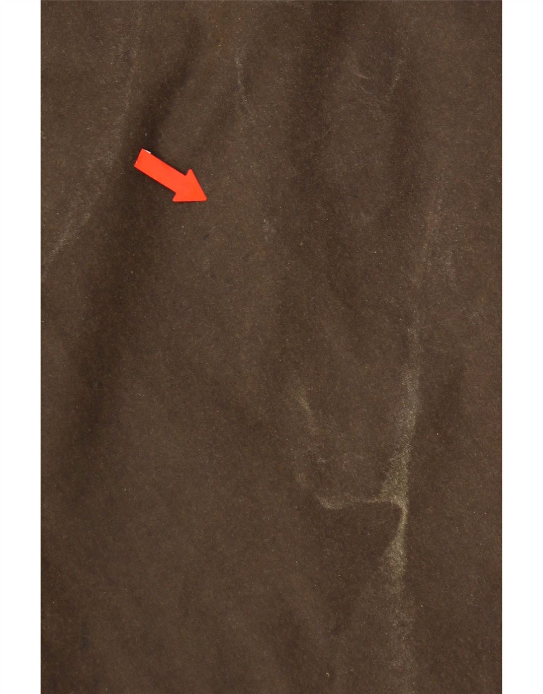 Sobretudo vintage masculino de algodão encerado UK 40 grande marrom