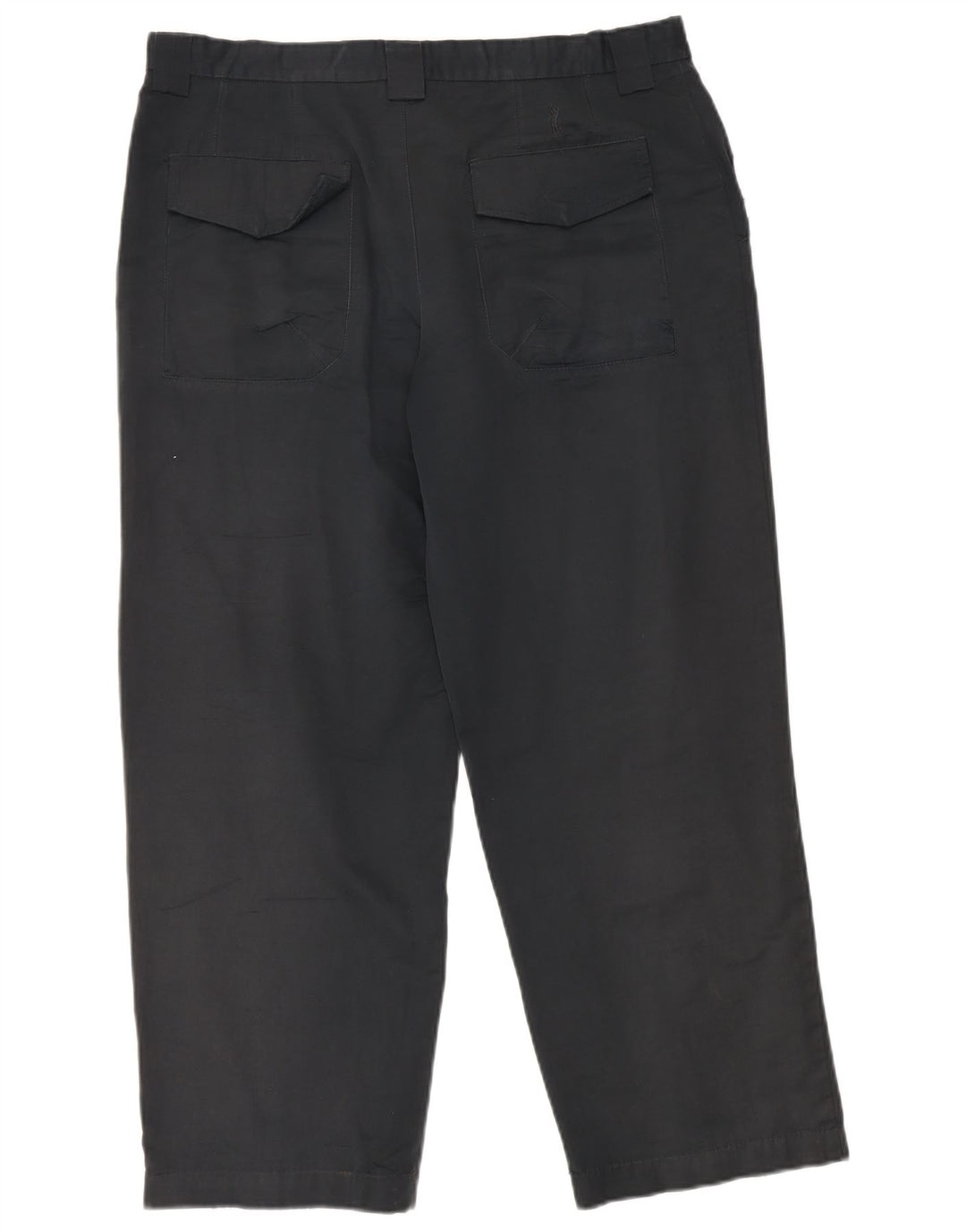 Calça chino reta masculina Marks & Spencer Blue Harbor W36 L29 marinho