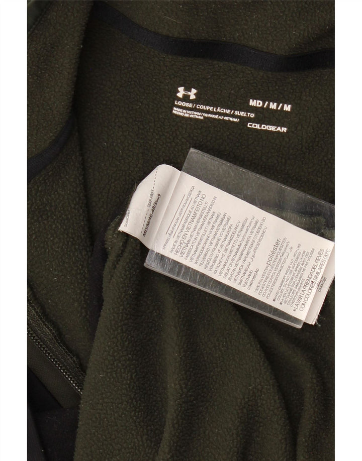 UNDER ARMOUR Masculino Cold Gear Moletom Gráfico Jumper Médio Cáqui