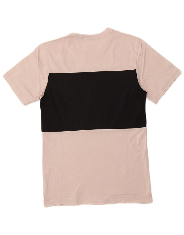 Camiseta Nike masculina gráfica Top XS branco colorblock