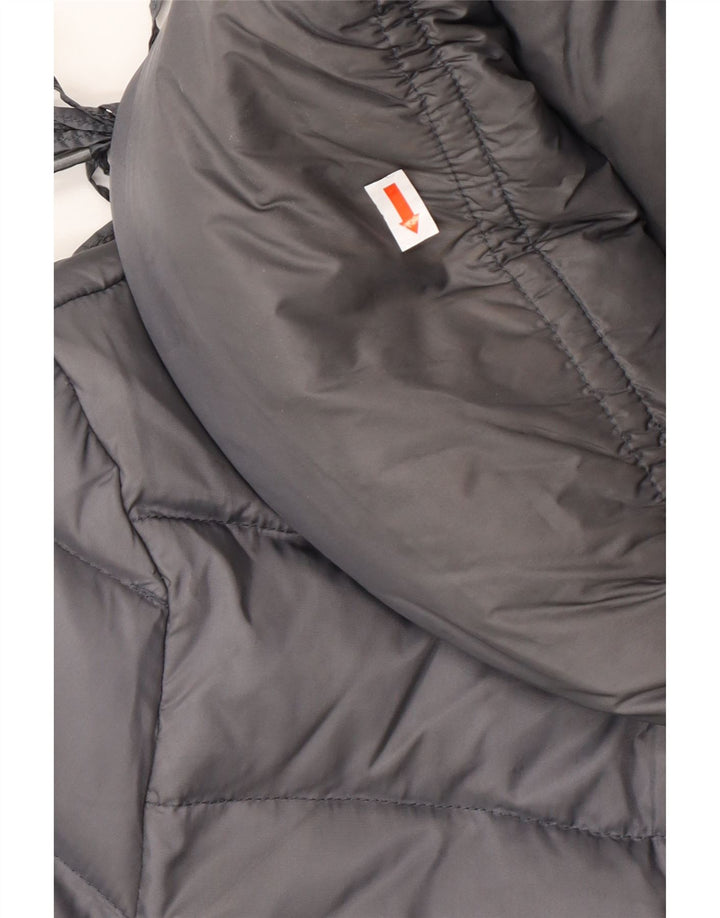 Casaco acolchoado feminino GUESS UK 6 XS poliéster cinza