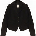 Jaqueta blazer feminina Patrizia Pepe com 2 botões IT 44 algodão preto médio