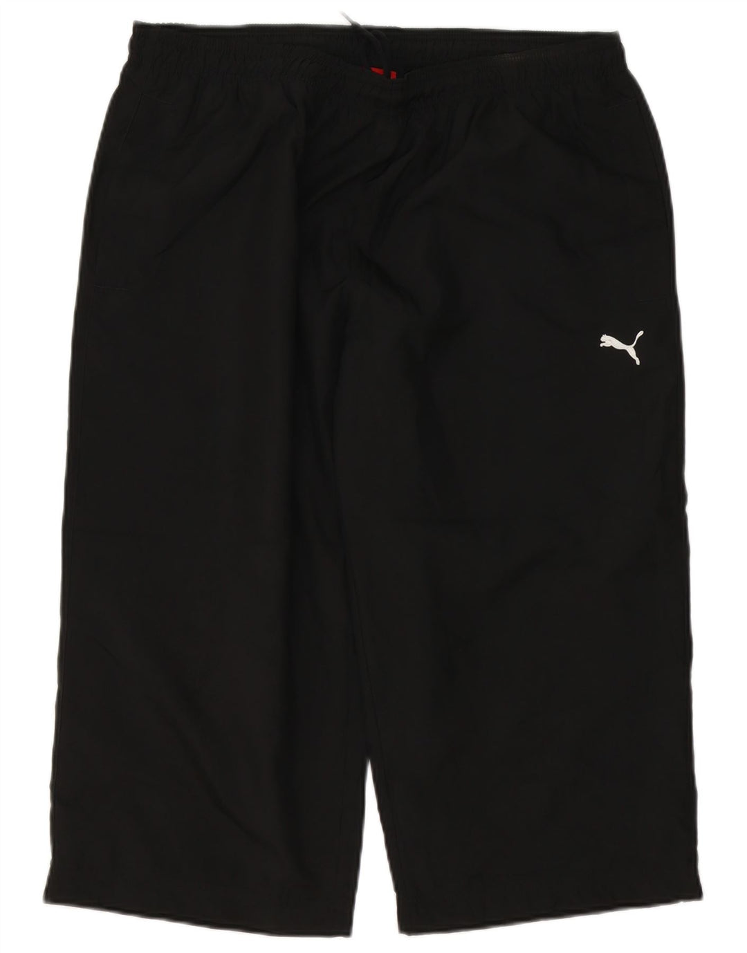 Calça de treino PUMA masculina Capri grande poliéster preto