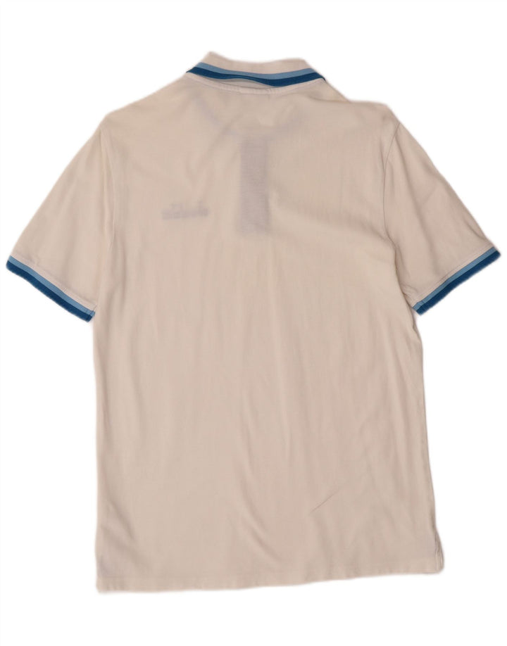 Camisa polo masculina DIADORA algodão branco médio