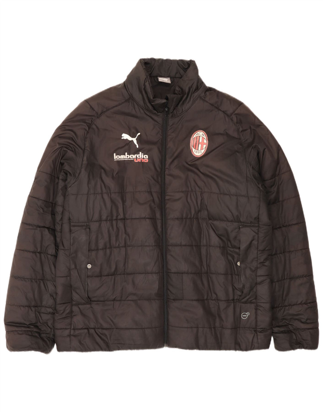 Jaqueta Puma Masculina AC Milan Acolchoada UK 42 XL Preta