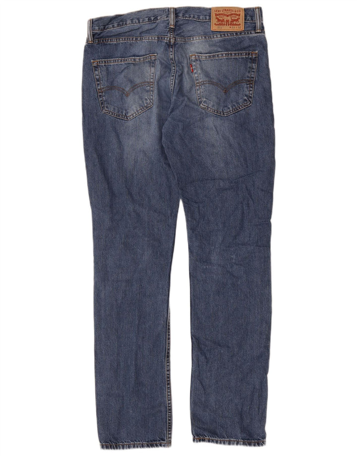 Calça Jeans Levis 511 Slim Masculina W33 L32 Azul Algodão