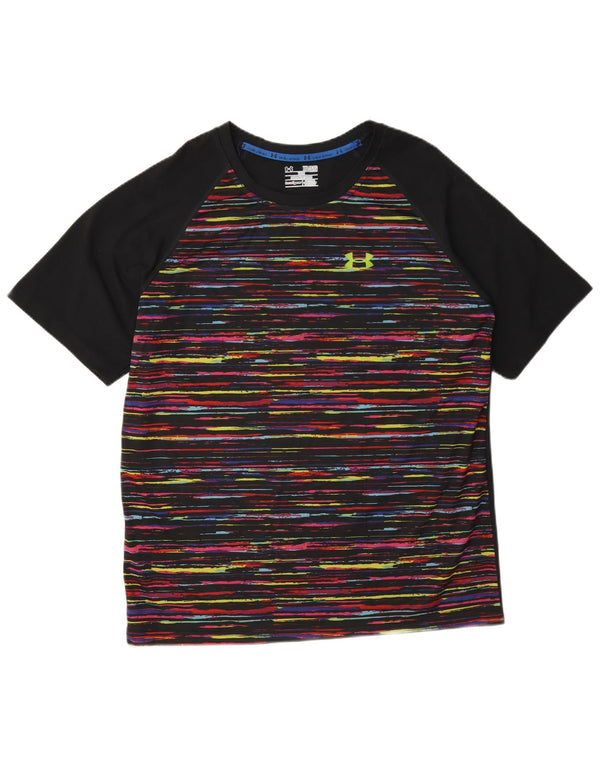 Camiseta masculina Under Armour Heat Gear Top 2XL preta manchada