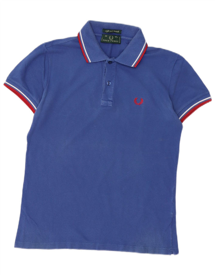 Camisa pólo masculina FRED PERRY pequena azul