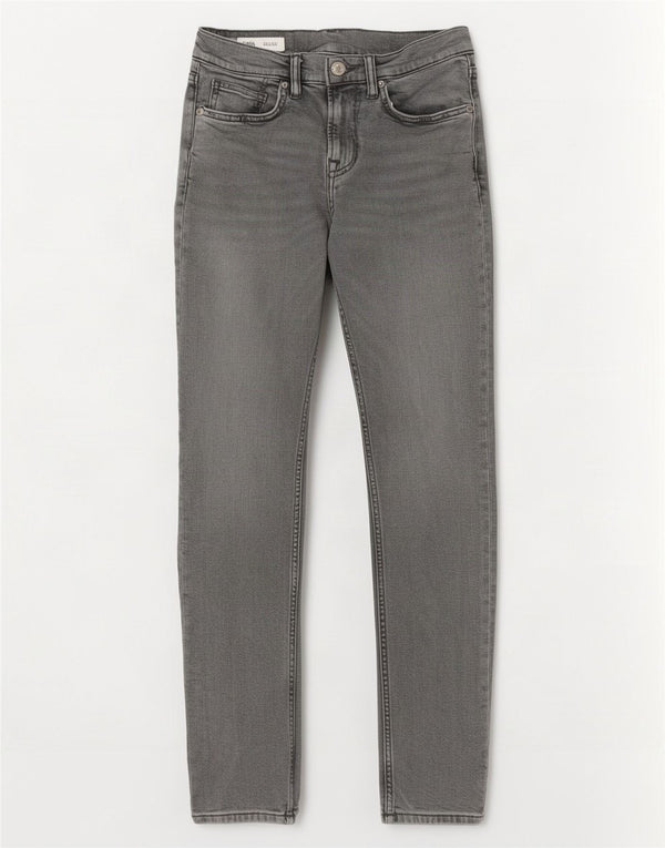 Zara Mens Slim Jeans EU 36 XS W29 L30 Cinza