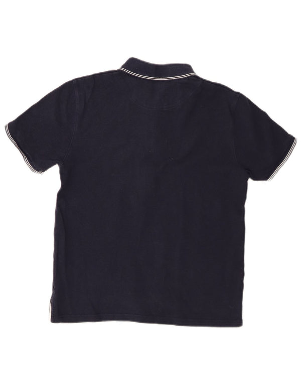 Camisa pólo Hugo Boss Boys 13-14 anos pequena azul marinho algodão