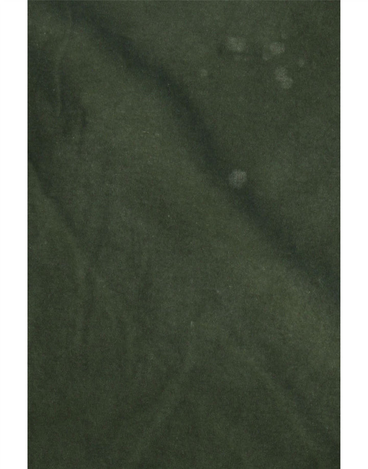 Camiseta masculina gráfica VANS Top médio algodão verde