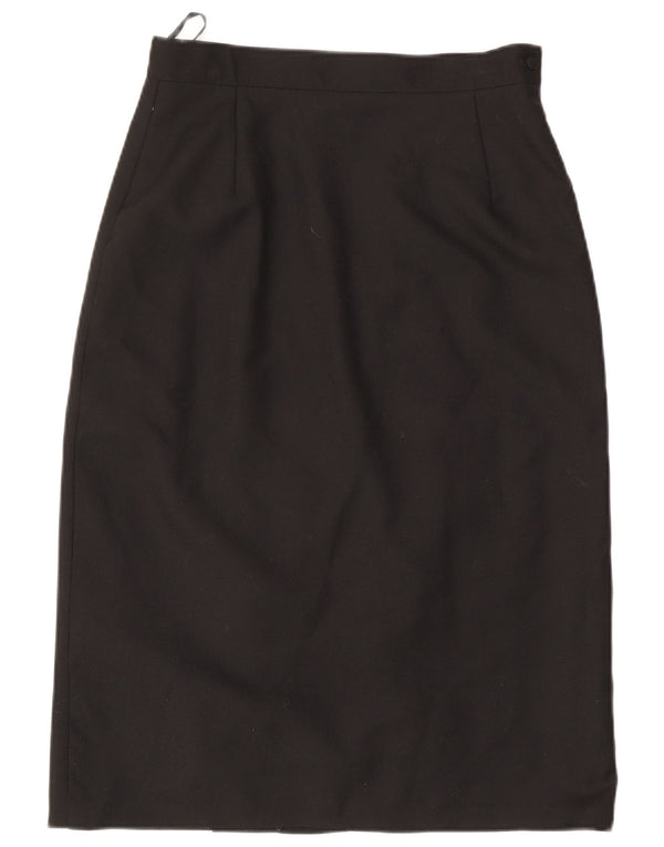 Michael H. Saia reta feminina UK 16 grande W32 preta