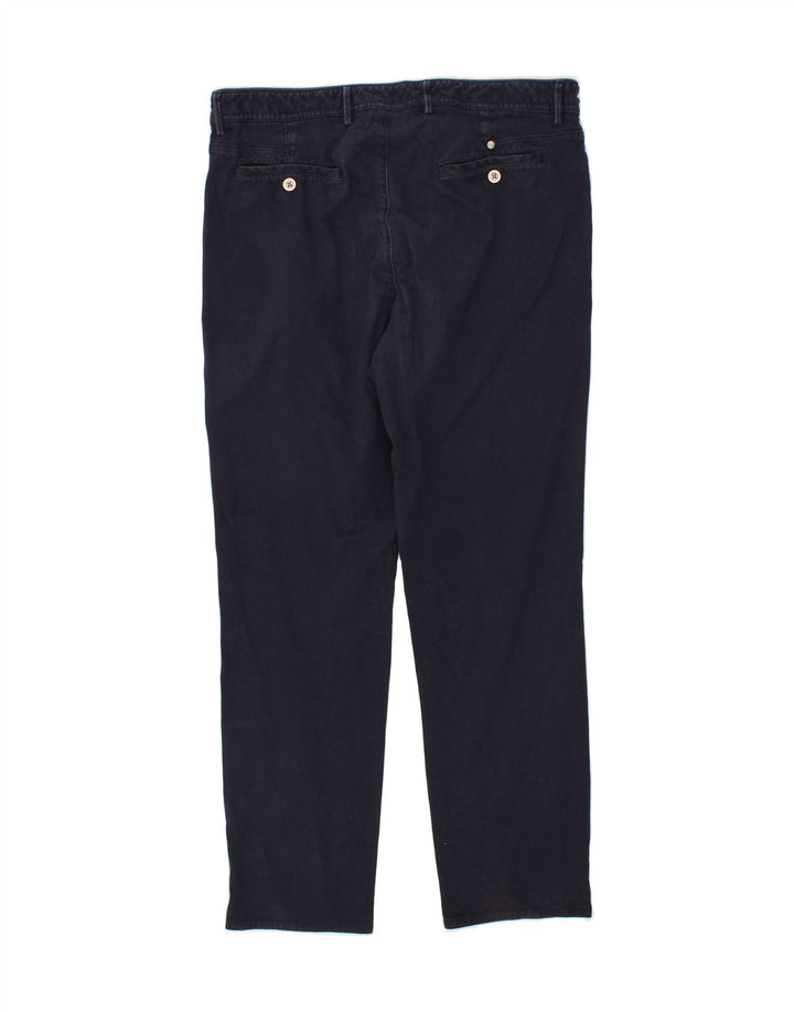 Calça casual slim masculina MASSIMO DUTTI W34 L30 azul marinho