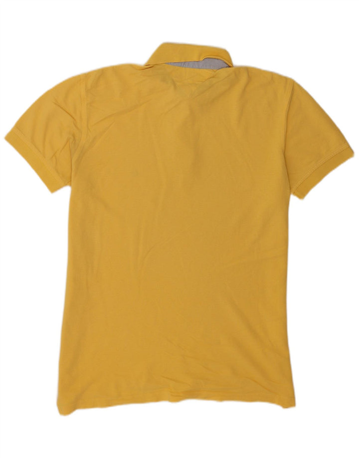Camisa polo masculina Tommy Hilfiger média amarela