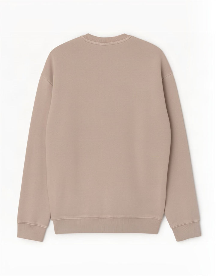 Reebok Mens Loose Fit Moletom Jumper Pequeno Algodão Cinza