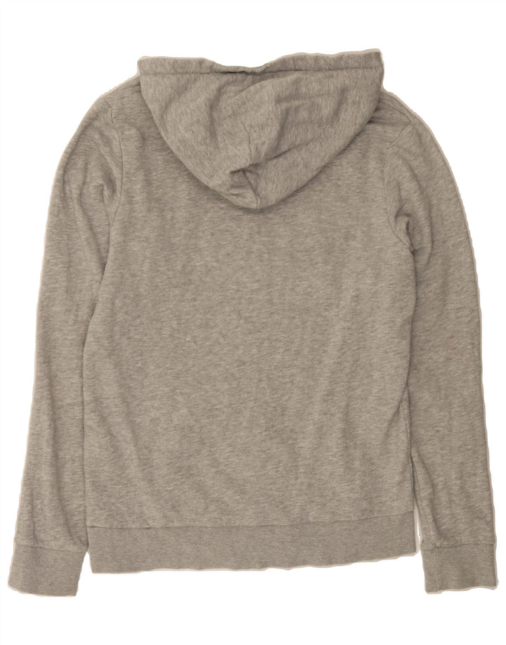 JACK & JONES Mens Graphic Hoodie Jumper Small Grey Cotton Vintage Jack & Jones and Second-Hand Jack & Jones from Messina Hembry 