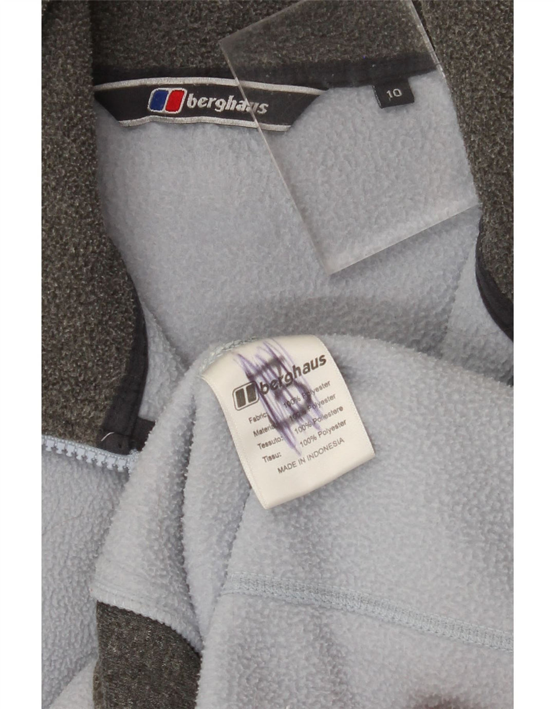 Jaqueta de lã feminina BERGHAUS UK 10 poliéster azul pequeno