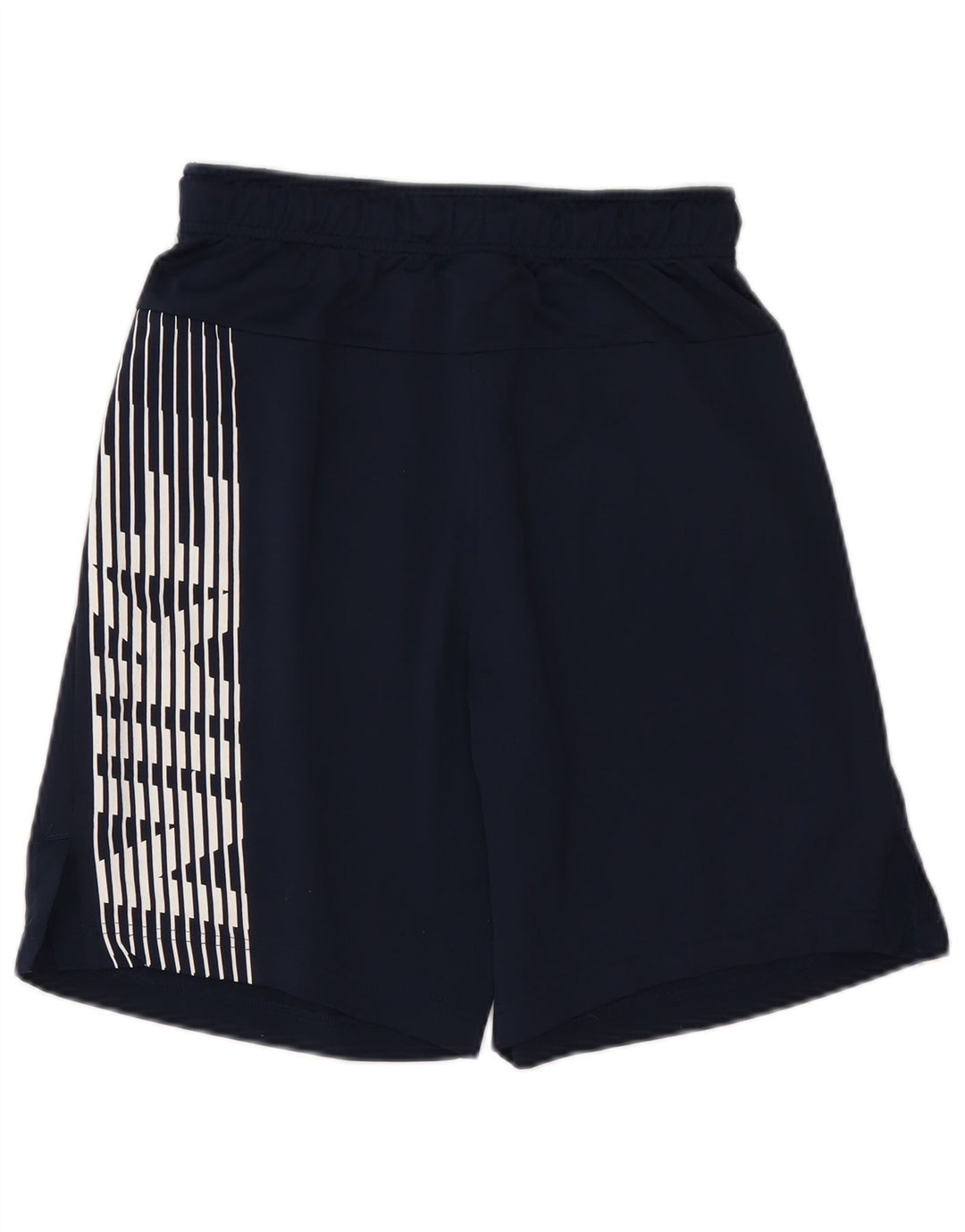 Shorts esportivos gráficos masculinos Nike Dri Fit pequenos poliéster azul marinho