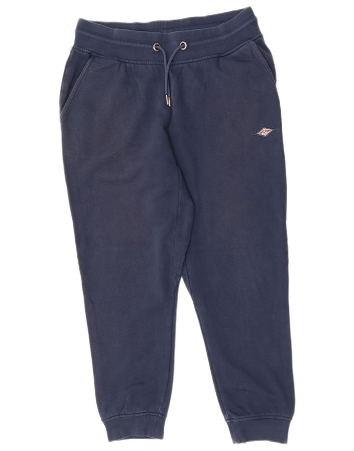 Calça de treino masculina Bear Joggers pequeno algodão azul marinho
