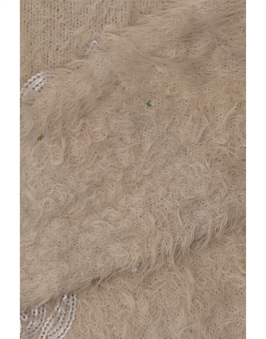 Suéter feminino Marks & Spencer com gola canoa Reino Unido 16 grande cinza floral