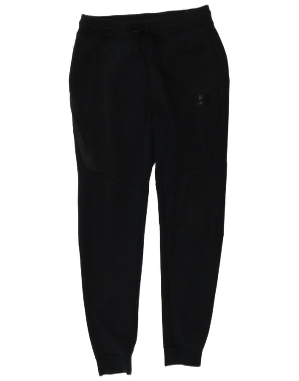 Nike Mens Treino Calças Joggers Pequeno Algodão Preto