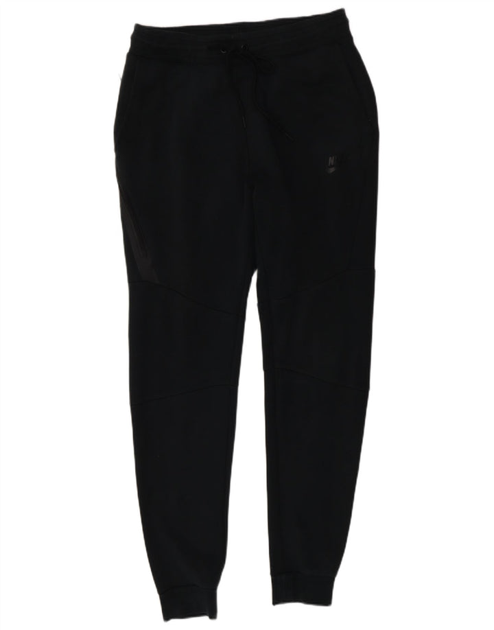 Nike Mens Treino Calças Joggers Pequeno Algodão Preto