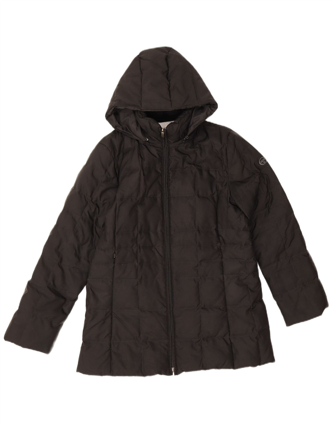 Jaqueta acolchoada com capuz feminino Sergio Tacchini IT 46 grande preta
