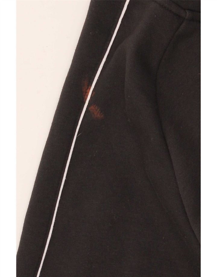 Adidas Mens Hoodie Jumper Médio Algodão Preto