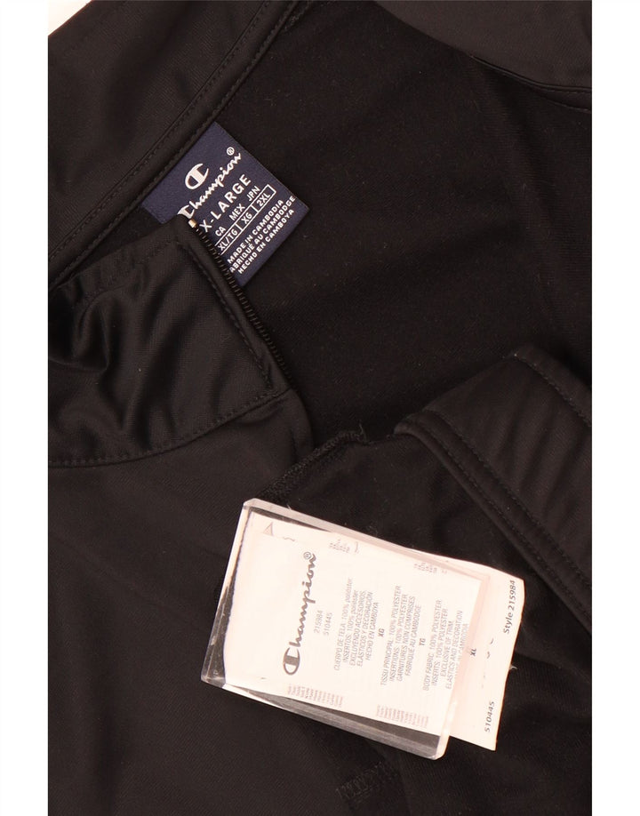 Jaqueta masculina Champion Graphic Tracksuit XL preto colorblock poliéster