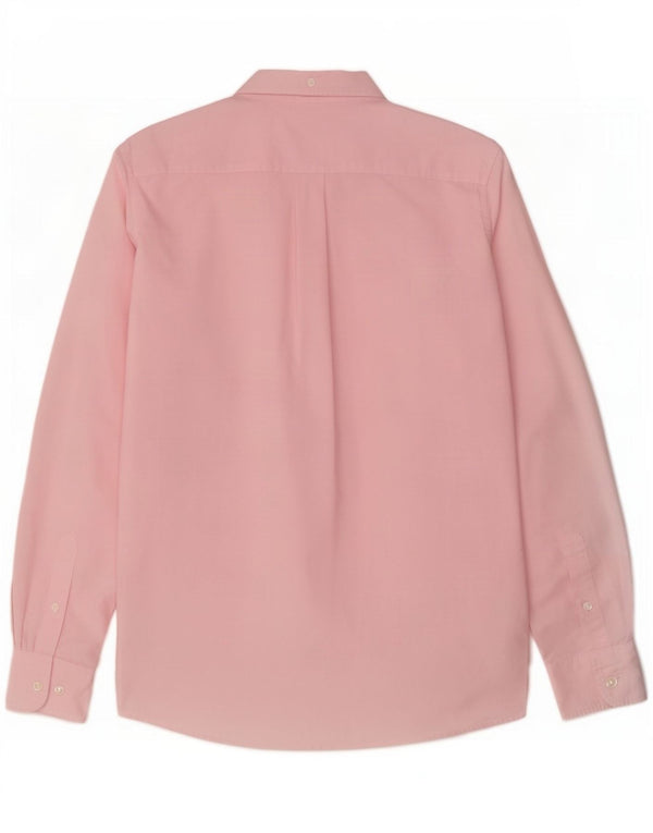 Gant Mens Regular Fit Shirt Size 41/42 16 1/2 Large Pink Cotton