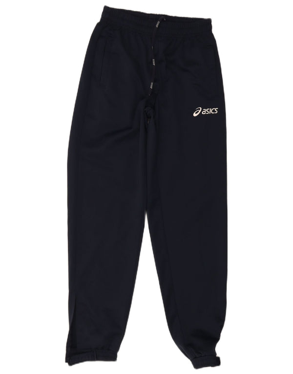 Calça de treino masculina Asics joggers pequeno poliéster azul marinho