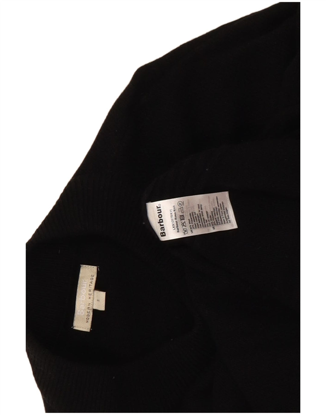 Suéter feminino Barbour Longline com gola tartaruga Reino Unido 10 pequeno preto