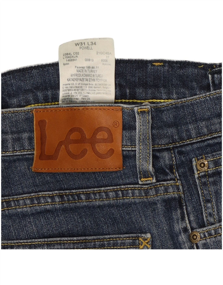 Calça jeans feminina LEE Powell Slim W31 L34 azul algodão
