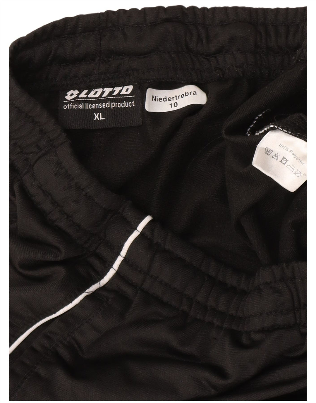 Calça de treino masculina Lotto XL poliéster preto