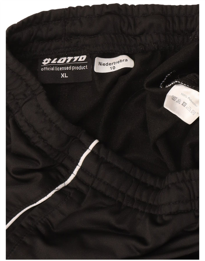 Calça de treino masculina Lotto XL poliéster preto