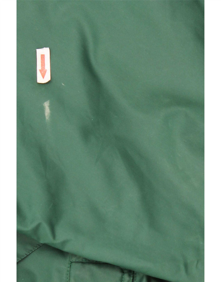 Jaqueta de chuva masculina K-Way Loose Fit UK 36 pequena poliamida verde