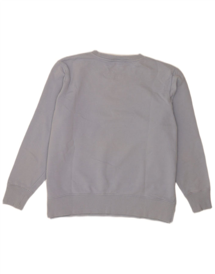 Tommy Hilfiger moletom gráfico feminino jumper UK 14 grande azul