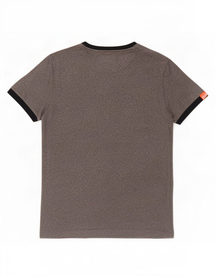 Camiseta masculina Superdry grande algodão cinza