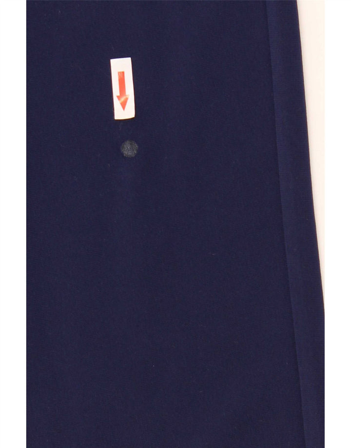 Calça de treino feminina Puma Joggers UK 10 pequeno azul marinho poliéster