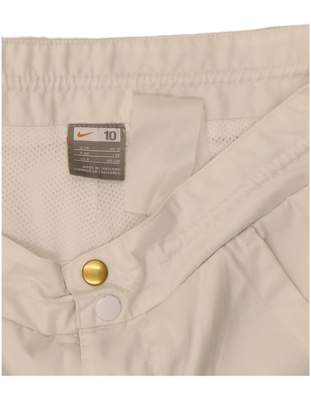 Shorts Chino Feminino Nike UK 10 Pequeno W27 Branco