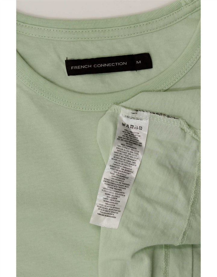 Camiseta masculina French Connection Top algodão verde médio
